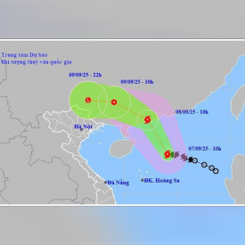 Bản tin thời sự sáng ngày 9/9/2025: Bão số 7: Cảnh báo mưa lớn diện rộng, lũ quét và sạt lở