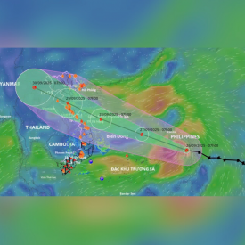 Bản tin Thời sự sáng 27/9: Bão Bualoi di chuyển rất nhanh, giật cấp 16 khi áp sát Biển Đông