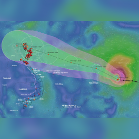 Bản tin Thời sự sáng 3/10: Bão Matmo tiến nhanh vào Biển Đông, Bắc Bộ đón mưa lớn từ ngày 5-7/10